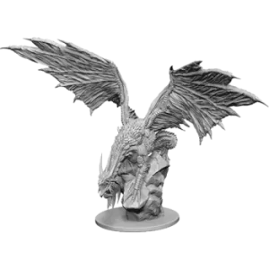 Image of Pathfinder Battles Deep Cuts Unpainted Miniatures (W12.5) Silver Dragon
