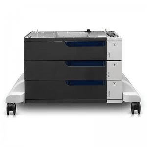 Image of HP LaserJet 3x500-sheet Paper Feeder and Stand