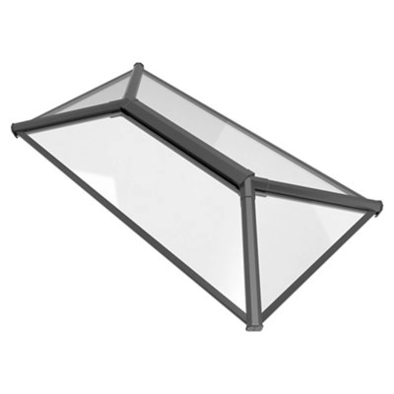 Image of Crystal Aluminium Skylight Roof Grey 7016 Ext White Int 1500Mmx1000Mm LANGRW1510