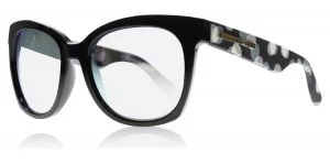 image of McQ 0011S Sunglasses Black / White / Silver 005 54mm