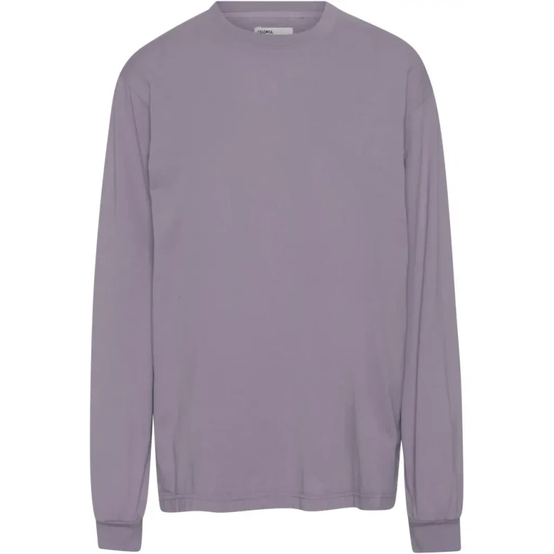 Image of Colorful Standard Long sleeve T-Shirt Colorful Standard Organic oversized purple haze Violet Unisex L
