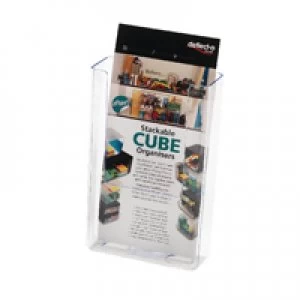 image of Deflecto DL Clear Flat Back Literature Holder DE76001