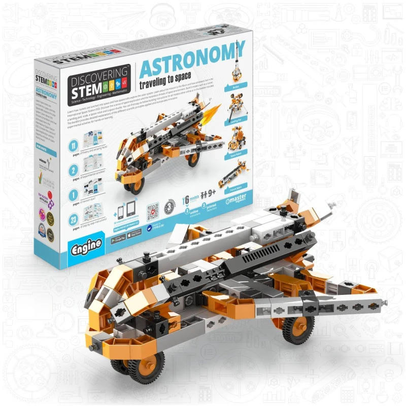 Image of Engino STEM Astronomy Travelling to Space White unisex