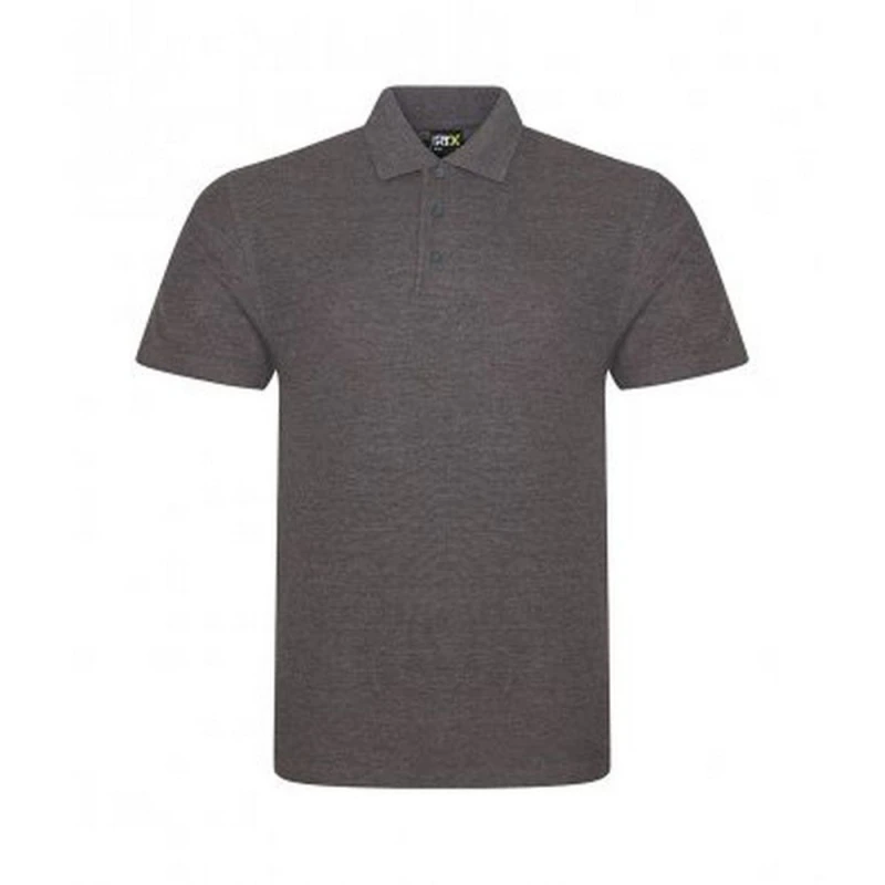 Image of PRORTX PRORTX Men Pro Pique Polo Shirt in Charcoal Size: X-Small Charcoal XS Male 5059000113314