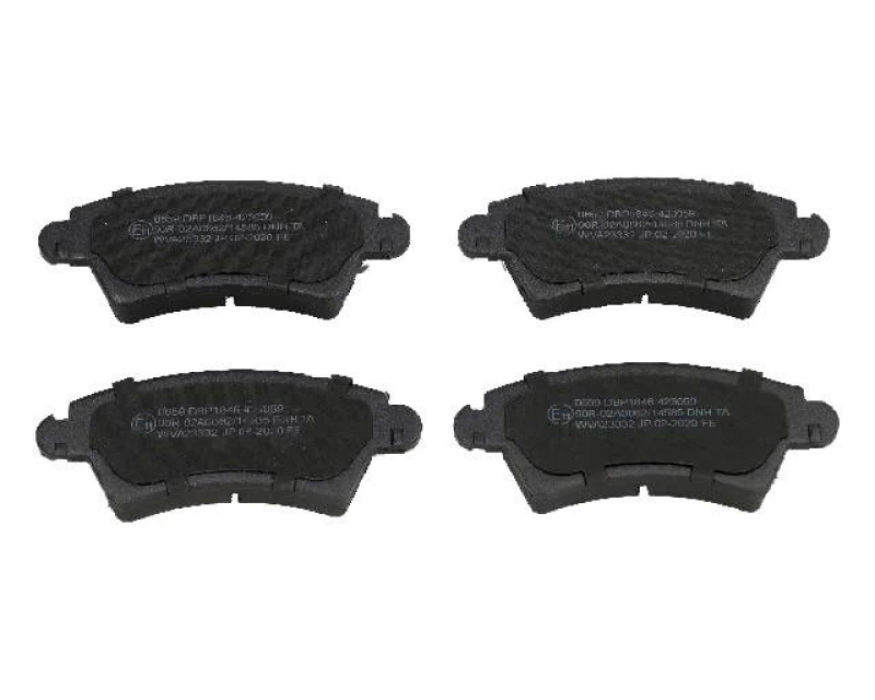 Image of ASHIKA 50-04-433 Brake pad set Front Axle Brake Pad Set,disc brake (402)