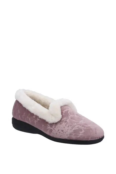 image of Fleet & Foster Adelaide Memory Foam Slipper Pink