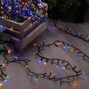 Image of Festive 24.9m Indoor & Outdoor Christmas Tree Fairy Lights 1000 Multicoloured LEDs