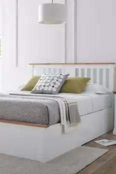 Image of Verona White Ottoman Bed Frame
