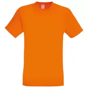 Image of Mens Short Sleeve Casual T-Shirt (Large) (Bright Orange)