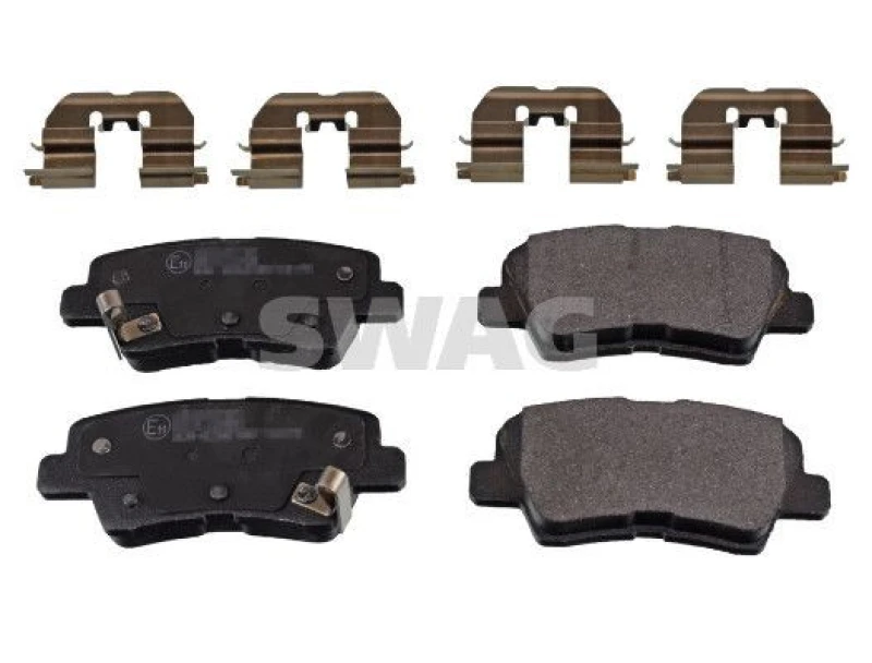 Image of Brake pad set SWAG 33 10 7268