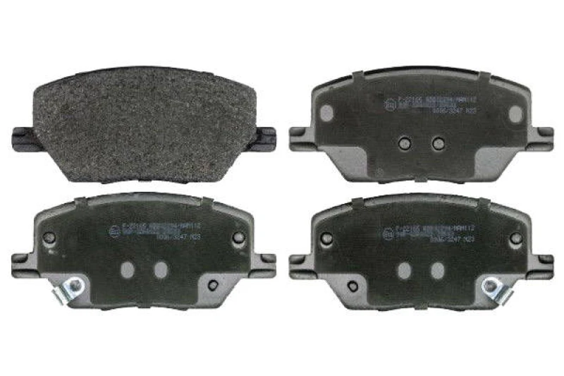 Image of SWAG 19 11 6381 Brake pad set Front Axle, with acoustic wear warning Brake Pad Set,disc brake (402)