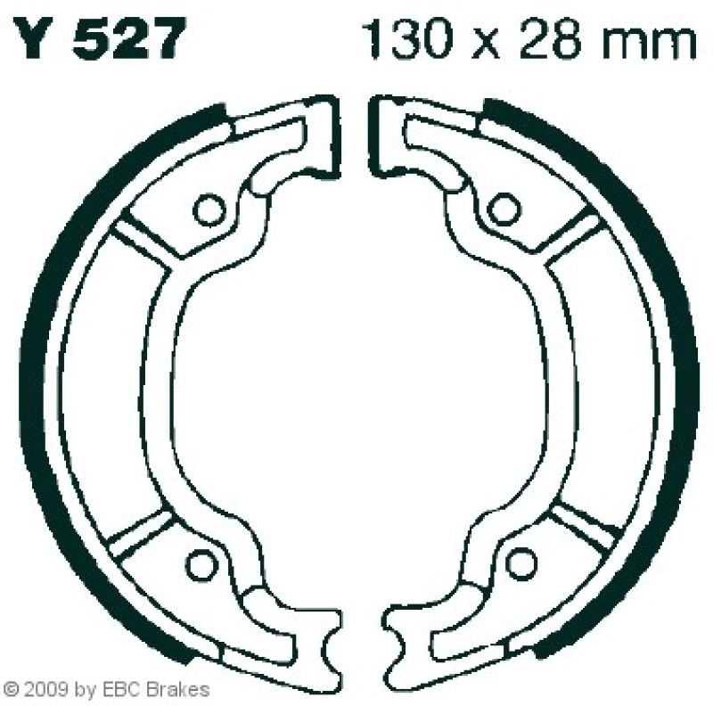 Image of EBC Brakes Brake Shoe Set EBC Brakes Y527