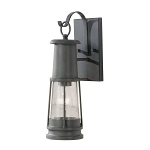 1 Light Outdoor Wall Lantern Storm Cloud IP44, E27