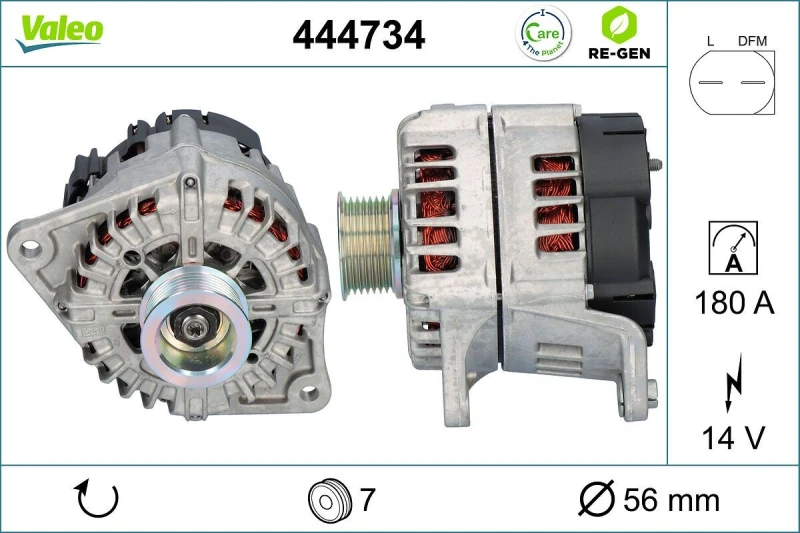 Image of Alternator VALEO 444734