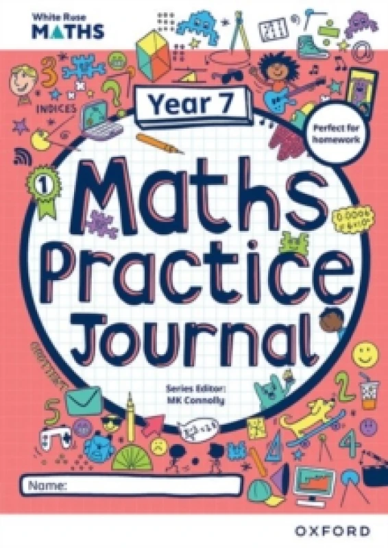 Image of White Rose Maths Practice Journals Year 7 Workbook: Single Copy Paperback / softback