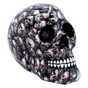 Image of Bloodshot Red Eye Skull Ornament