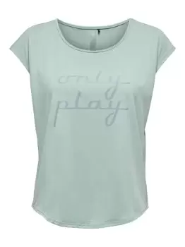 Image of ONLY Loose Fitted Training Top Women Blue
