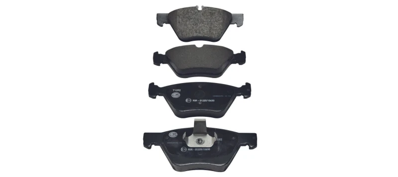 Image of HELLA Brake pad set HELLA 8DB 355 007-861