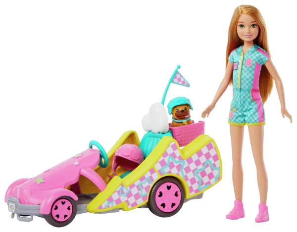 image of Barbie & Stacie to the Rescue -Stacie Doll & Go-Kart Vehicle