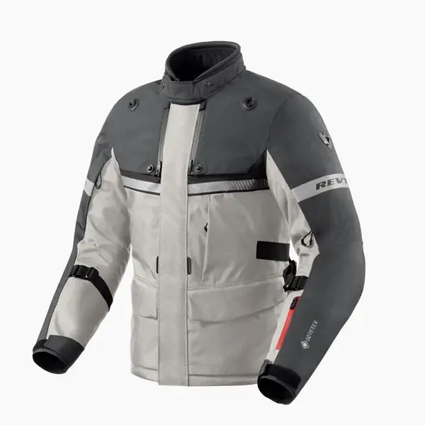 Image of REV'IT! Poseidon 3 GTX Jacket Silver Anthracite Size 3XL