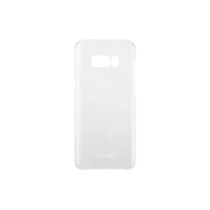 image of Samsung EF-QG955CSEGWW Galaxy S8 Plus Clear Cover in Grey-Silver