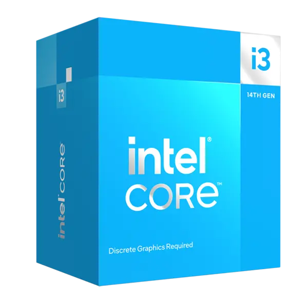 image of Intel Core i3 14100F 3.5GHz Quad Core LGA1700 CPU