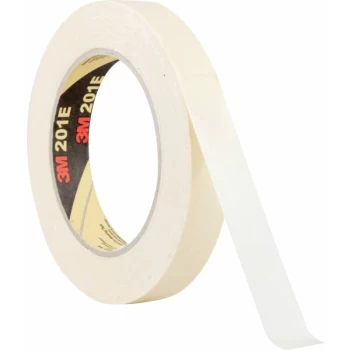 Image of 3M 201E Premium Cream Masking Tape - 18MM X 50M