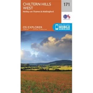 Image of Chiltern Hills West, Henley-on-Thames and Wallingford by Ordnance Survey (Sheet map, folded, 2015)