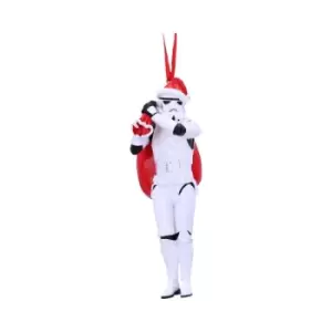 Image of Stormtrooper Santa Sack Hanging Ornament 13cm