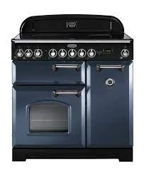 image of Rangemaster CDL90EISB/C CLASSIC DELUXE 90cm Induction Cooker, Stone Blue