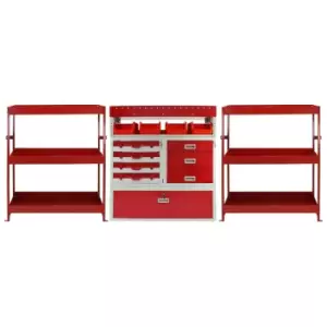 Image of Monster Shop Monster Racking Flame Metal Van Shelving Bundle
