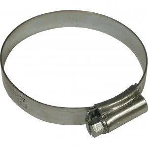 Image of Faithfull Zinc Plated Hose Clips 55mm - 70mm Pack of 1