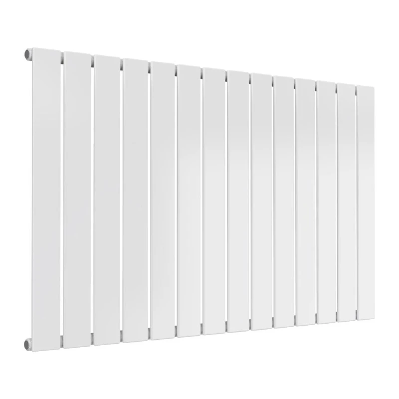Image of Bathroom Kingdom Flat White Single Flat Panel Horizontal Radiator 600x1032 White Unisex
