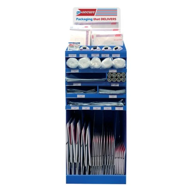Image of GoSecure Go Secure Floor Standing Display Unit 485x555x1199mm POF01776 POF01776