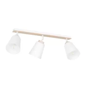 Image of Emibig Atlas White Ceiling Spotlight Bar 3x E27
