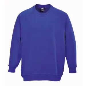 Image of Portwest Mens Roma Sweatshirt Royal Blue 2XL
