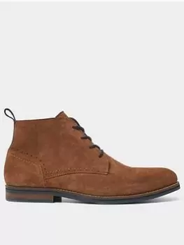 Image of Joe Browns Joe Browns Off Beat Suede Desert Boots - Brown, Size 8, Men