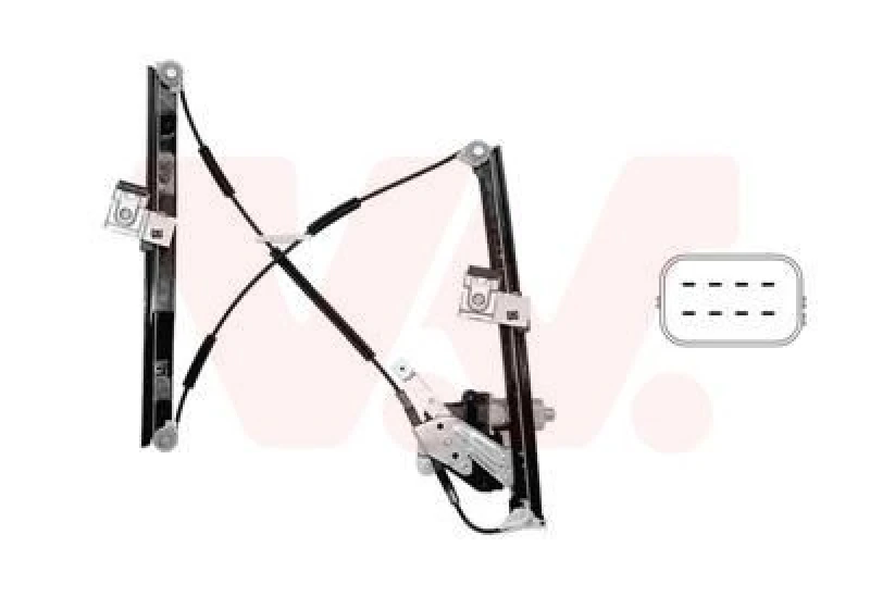 Image of VAN WEZEL Window regulator VAN WEZEL 1828262