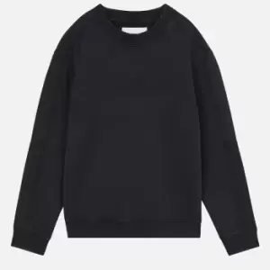 image of Calvin Klein Jeans Mens Institutional Washed Crew Sweatshirt - Washed Black - XL