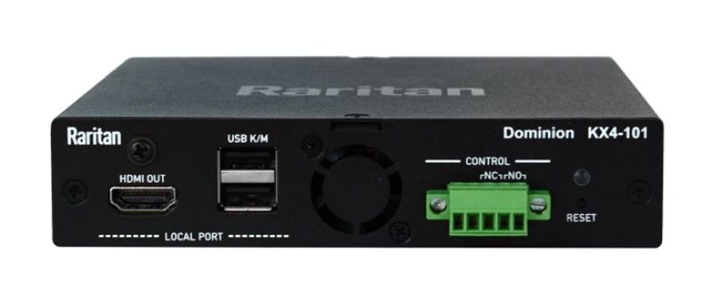 Image of Raritan KX IV-101 KVM switch Rack mounting Black