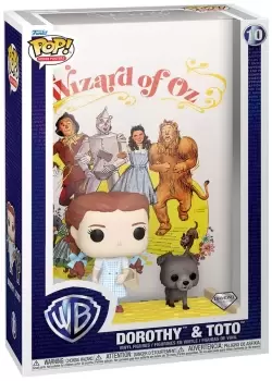 image of The Wizard Of Oz Funko POP! Film poster - Dorothy & Toto vinyl figurine no. 10 Funko Pop! multicolour