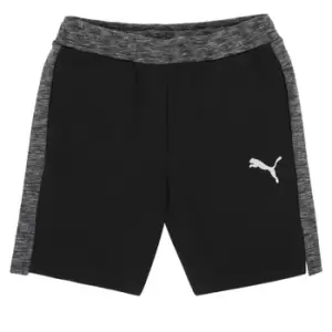 Puma EVOSTRIPE SHORTS boys's Childrens shorts in Black - Sizes 7 / 8 years,9 / 10 years,11 / 12 years