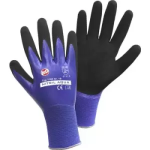 image of L+D Nitril Aqua 1169-XL Nylon Protective glove Size 10, XL EN 388:2016 CAT II