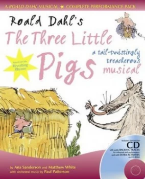 Image of Roald Dahls the Three Little Pigs book + Cd/cd-Rom by Roald Dahl Book