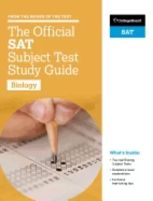 Image of official sat subject test in biology study guide