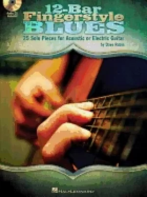 Image of 12 bar fingerstyle blues 25 solo pieces for acoustic or electric guitar
