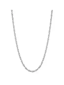 image of Simply Silver Sterling Silver 925 Infinity Chain Necklace , Silver, Women