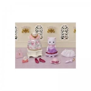 Image of Sylvanian Families Fashion Play Set Town Girl Series - Persian Cat