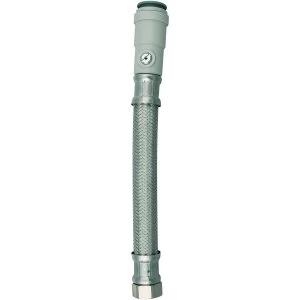 Wickes Speedfit Flexible Connector with Isolating Valve - 22 x 19 x 300mm