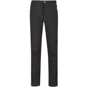 Image of Regatta Mens Geo Softshell Water Repellant Wind Resistant Trousers 30S - Waist 30' (76cm), Inside Leg 30'
